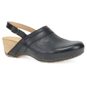 WOMEN'S DANSKO TAMMY 1714501600 COLOR:  BLACK MILLED BURNISHED MULE